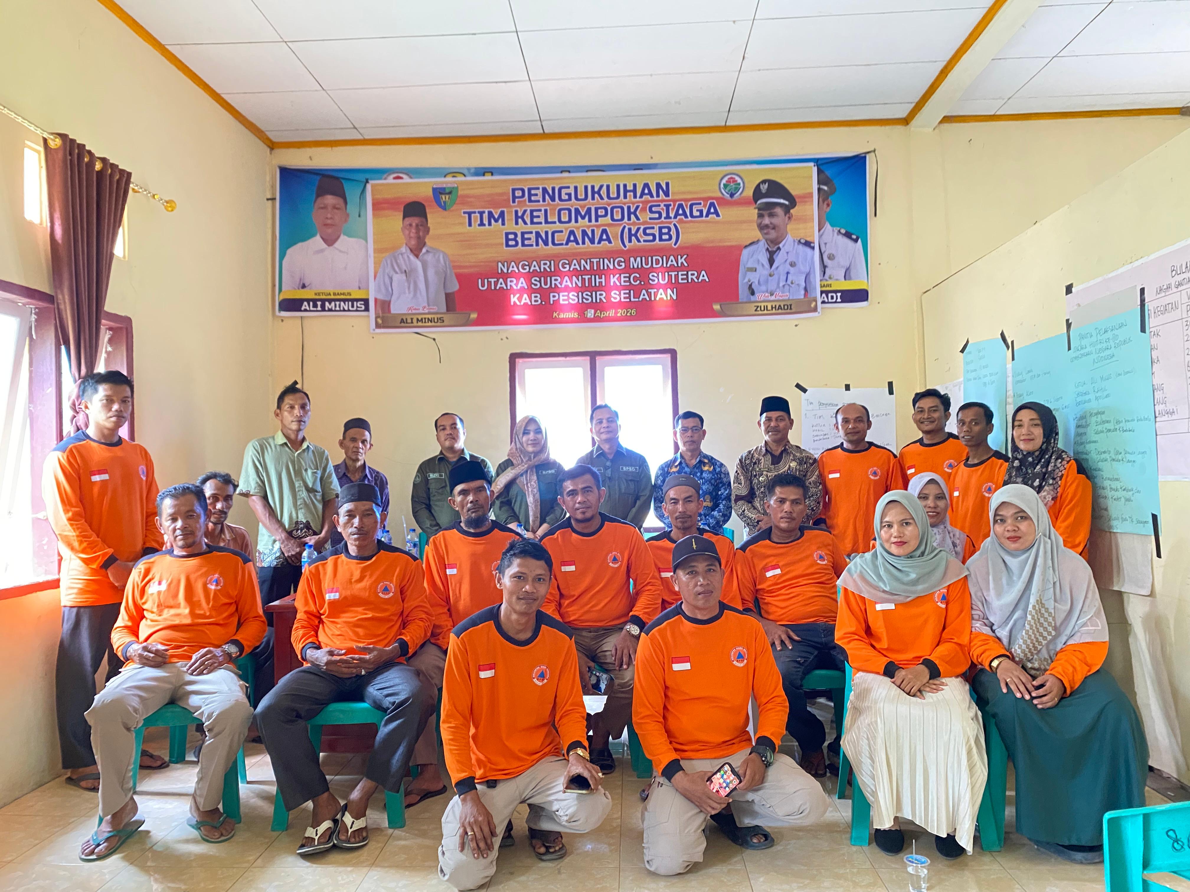 Pengukuhan Tim Kelompok Siaga Bencana (KSB)