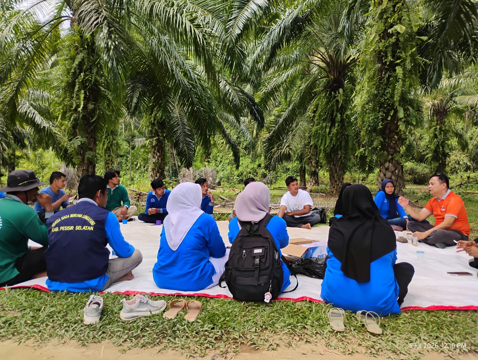 Simulasi penanganan banjir bersama tim KSB nagari lakitan