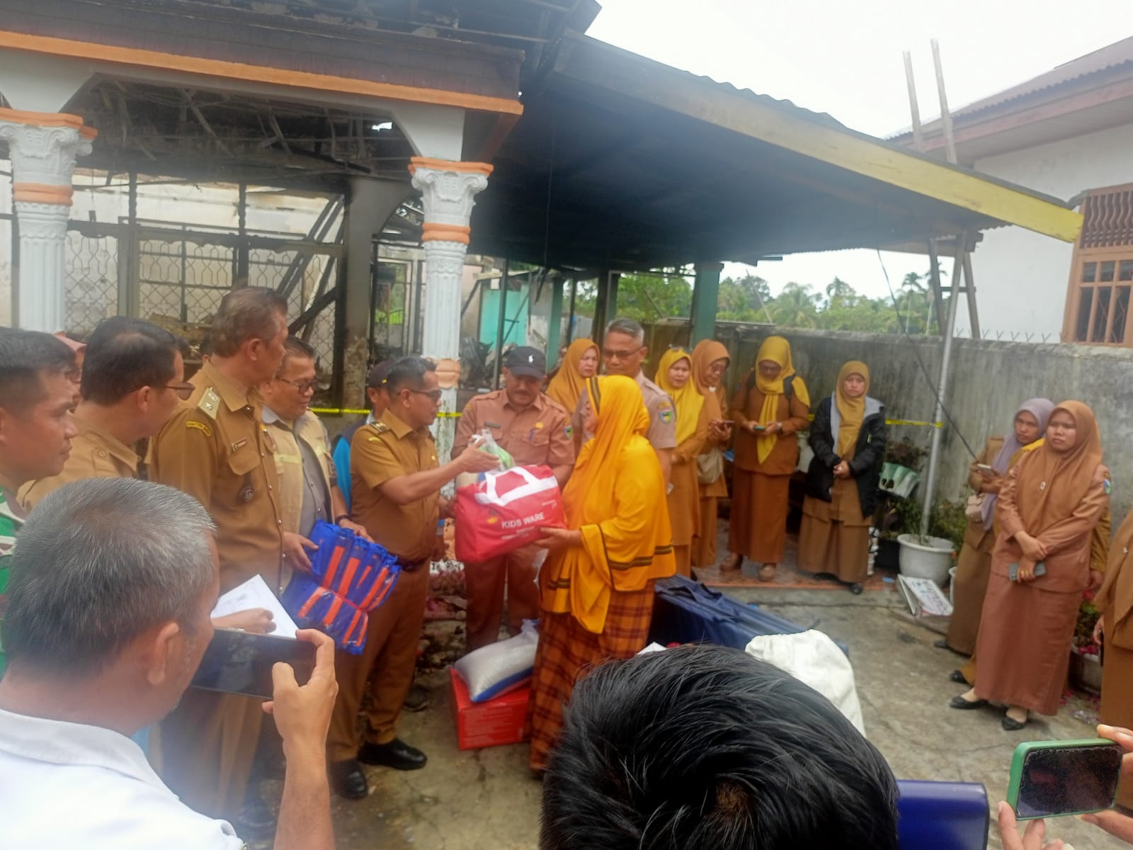 Kebakaran di Nagari Koto VIII Palangai
