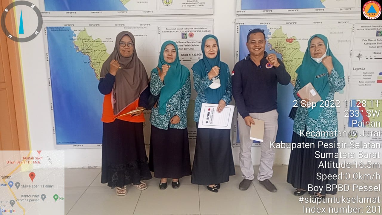 Kesepakatan bersama dg TP.PKK kabupaten Pessel menuju upaya peningkatan Mitigasi bencana 