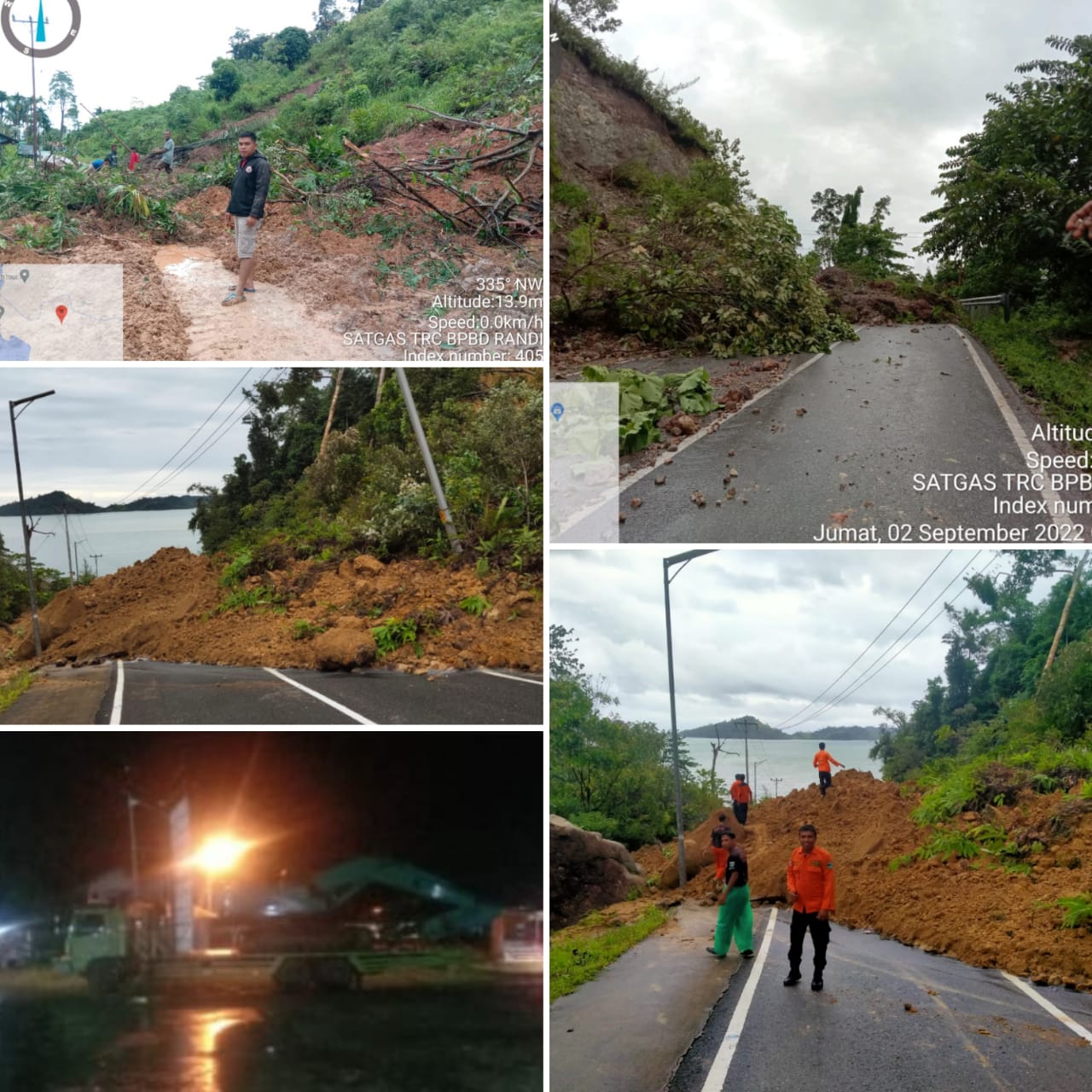 Akses Jalan Mandeh - Pada Terputus dan satu Nagari Terisolasi akibat Longsor