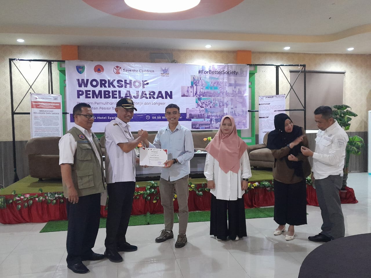 WORKSHOP Program pemulihan bencana banjir dan longsor di kabupaten pesisir selatan