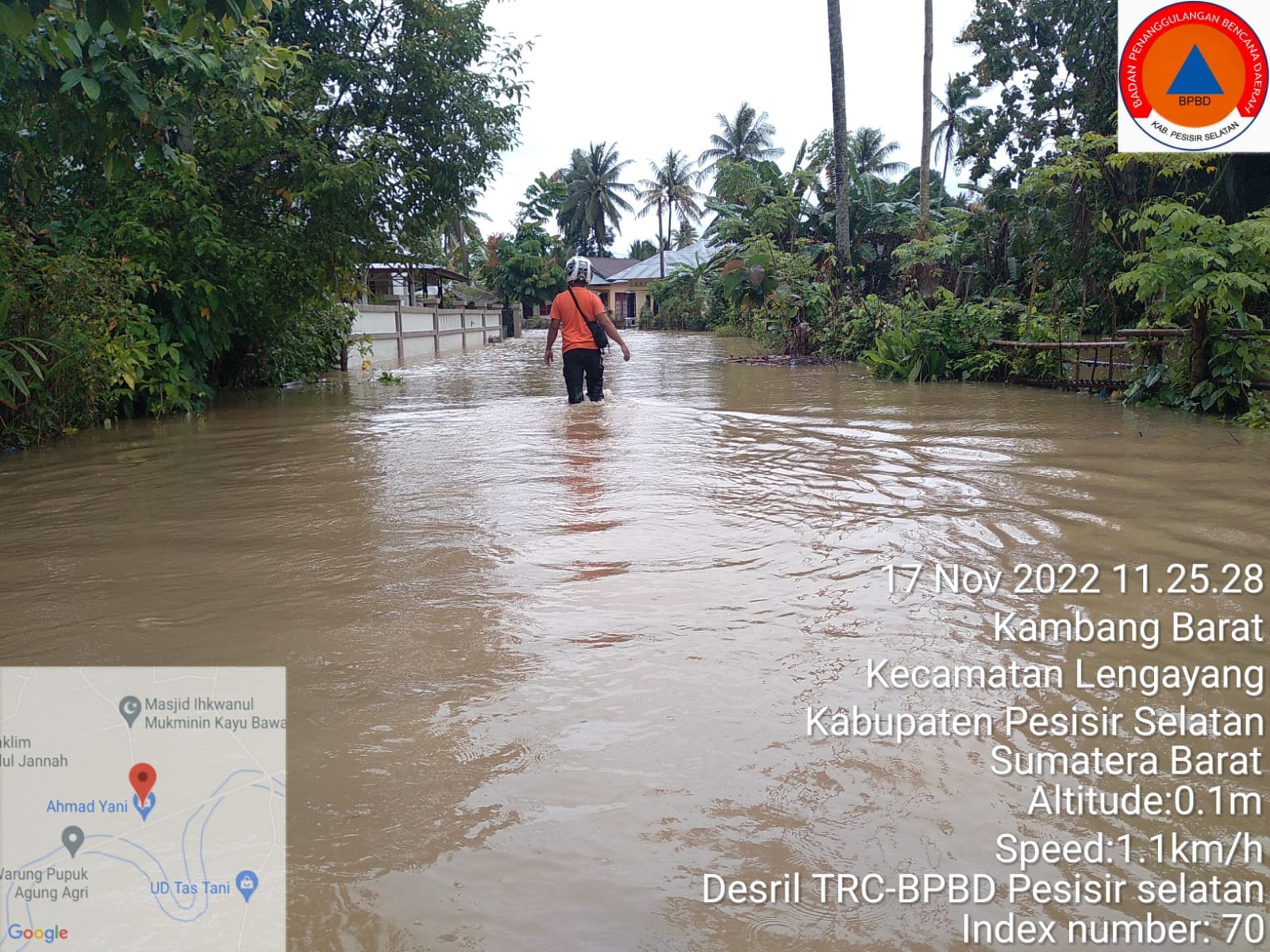 kambang barat terendam banjir