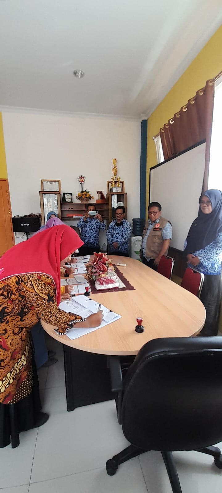 Melaksanakan Perjanjian Kerja Sama dengan Beberapa Pengelolah  PAUD kecamatan IV Jurai