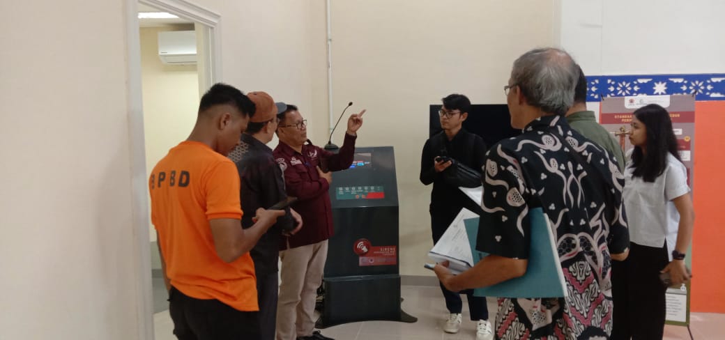 BNPB Lakukan Pemantauan ke Gedung Baru Pusdalops BPBD Pesisir Selatan