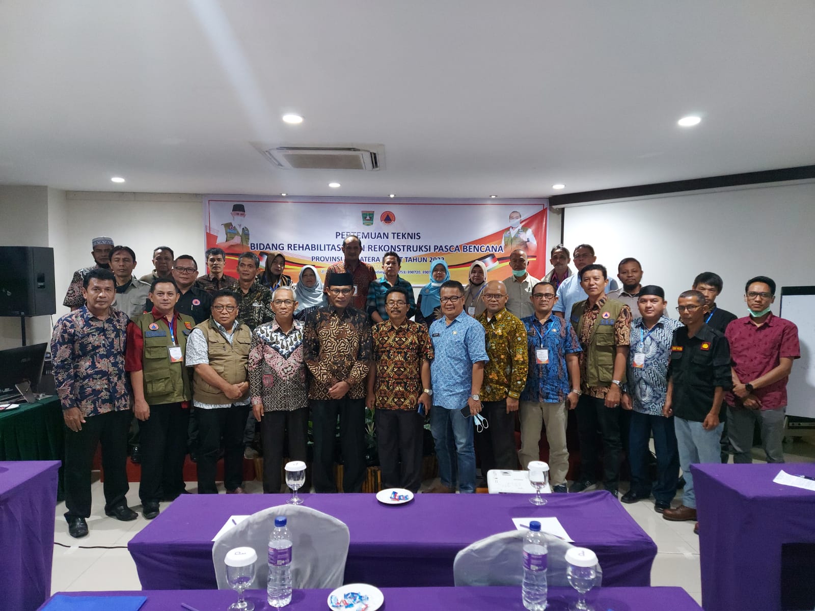 Pertemuan Teknis Bidang Rehabilitasi dan Rekonstruksi Dalam Penanganan Darurat Pasca Bencana 