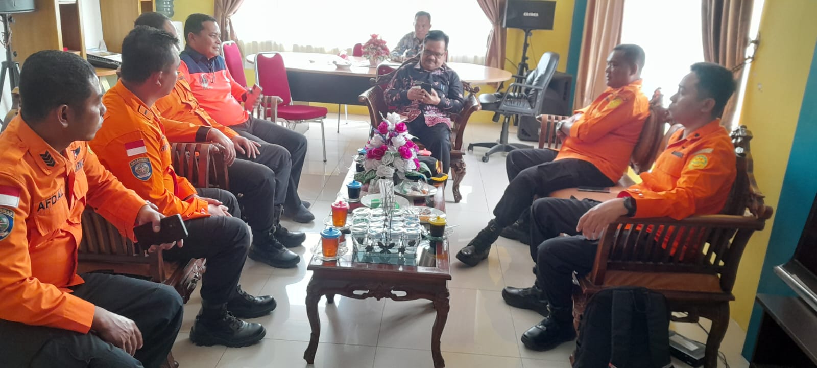 Sekda Pessel terima kunjungan Kepala Badan Pencarian dan Pertolongan (Basarnas) Padang