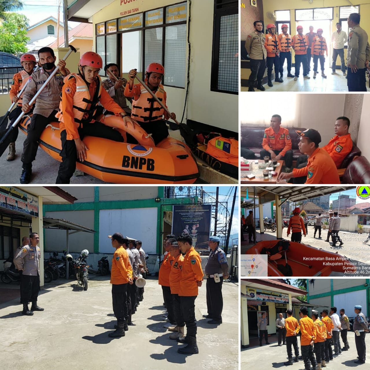 Asah Kemampuan, Polsek BAB Tapan, dan BPBD Pos Tapan, Gelar Simulasi Bencana