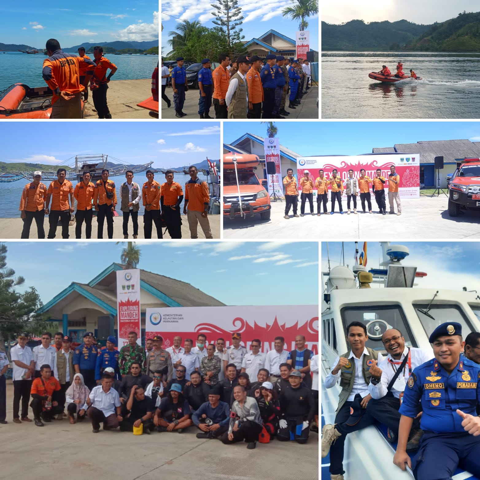 BPBD Ikut Serta dalam melakukan Pengamanan Kegiatan Explore Mandeh oleh KKP RI